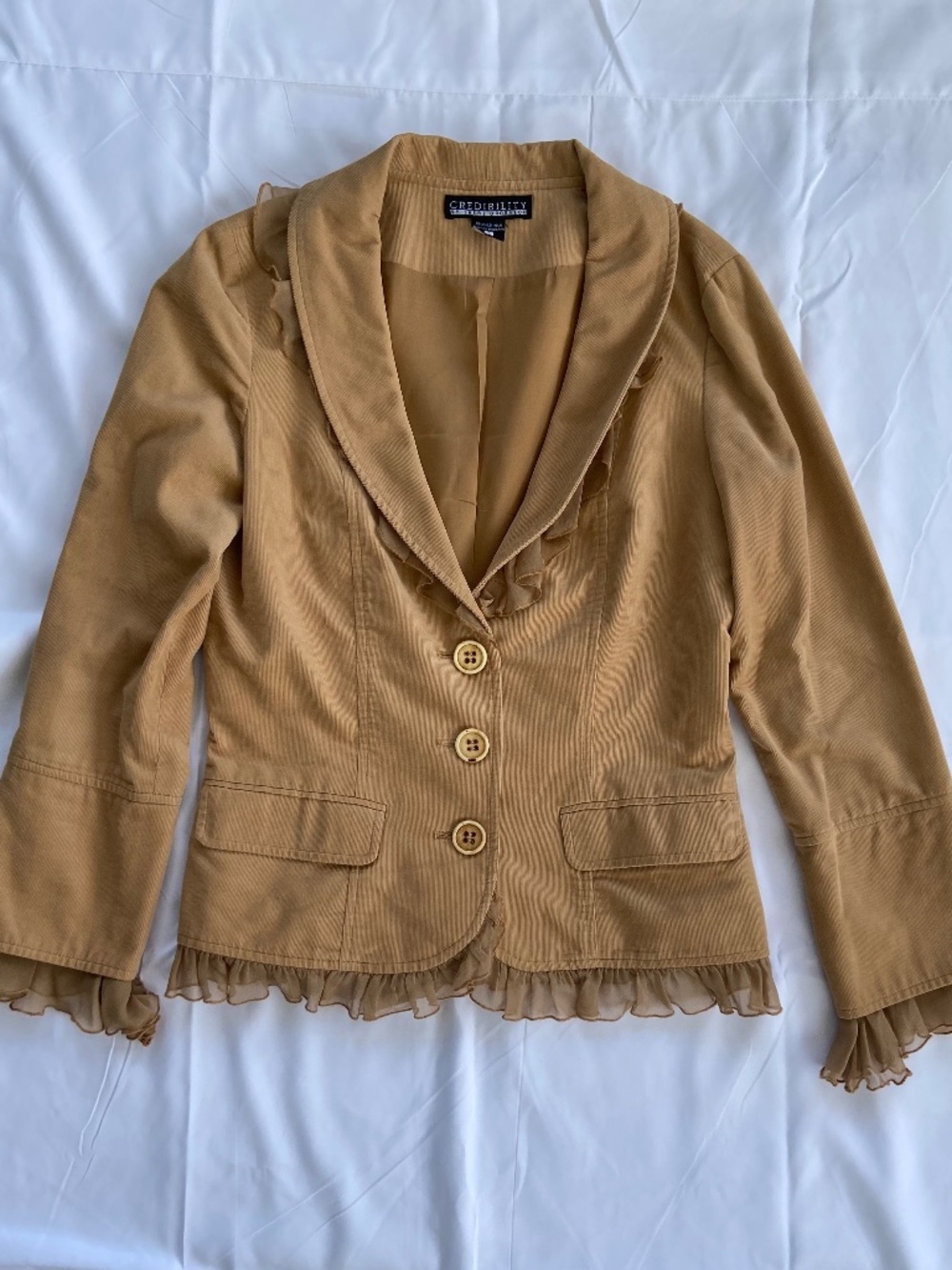 Vintage Y2K Camel Corduroy Jacket